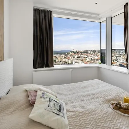Apartament Panorama - Sunset And Castle View, 22nd Floor, Garage, Ac *