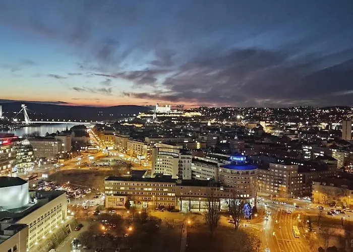 Panorama - Sunset And Castle View, 22nd Floor, Garage, Ac Apartman *